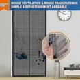 thumbnail image 4 of 80 X 210 Cm Black Magnetic Door Curtain, Anti-mosquito Insect Repellent Magnetic Door Curtain With Magnets, No Drilling., 4 of 4