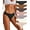 7Pack A, variant on Dodder 7-Pack Seamless Thong for Womens V-Waisted No Show Thong Seamless Panties Breathable Comfortable Underwear Women