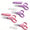 Pink, Purple, variant on Small Travel Craft Scissors Set for Sewing Embroidery Paper Cutting Knitting Stainless Steel High Precision Sharp Tip Safety Cases