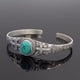 thumbnail image 1 of Nvzi Pulsera de turquesa Pulseras ajustables de turquesa Pulsera de brazalete abierto de turquesa Brazalete bohemio occidental para regalo de joyería (05), 1 of 3