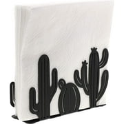 Napkin for Tables Black Metal Cactus Design