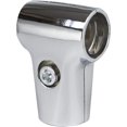 thumbnail image 1 of 1 Piece Aluminum Alloy Connecting Joint Fixing Parts, 25mm Inner Diameter Silver For Round Pipe Frame, Scaffolding, Display Rack, Drying Rack, 1 of 5