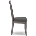 thumbnail image 6 of Signature Design by Ashley Shullden Upholstered Dining Side Chair Set (2), Gray, Modern Wood Chairs with Cushioned Seats and Spindle Back, 6 of 9