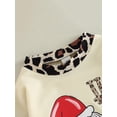 thumbnail image 5 of Qiylii Baby Girl Boys Christmas Romper, Long Sleeve Round Neck Letters Santa / Hat Print Loose Short Jumpsuit,0-18M, 5 of 8
