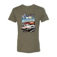thumbnail image 2 of Wild Bobby, Mustang Untamed American Spirit Ford Cars and Trucks Men Premium Tri Blend Tee, Military Green, XX-Large, 2 of 6