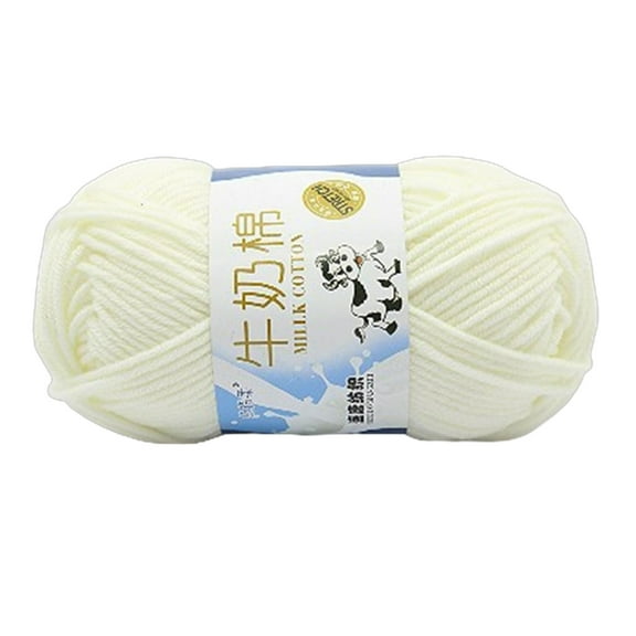 YIEMEEN Hand Knitting Yarn Colourful Crochet Yarn Milk Cotton Yarn Knitting Accessories