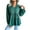 Green blouse tops for women, variant on USSUMA Women Tops Dressy Casual Long Sleeve, Women Long Sleeve Ruffle Hem Peplum Tops Casual Tiered Swing Tops Loose Fitting Swing Blouse T-Shirts Fall Female