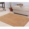 thumbnail image 4 of Area Rug Rectangular Natural Burlap Reversible Rustic Farmhouse Carpet for Living Room Bedroom Kitchen Entryway_7'x10', 4 of 5