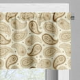 thumbnail image 5 of Ambesonne Beige Valance & Curtain, Paisley Oriental Persian, 55"x30", Cream, 5 of 6