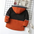 thumbnail image 4 of Utlike Boys Jacket Children Long Sleeve Winter Warm Outwear Patchwork Color Jacket Coat Outdoor Boys Back To School Season Jackets Athletic Fit Size 10 Years-12 Years, 4 of 4