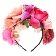 thumbnail image 1 of EeaseMX 1 diadema con diseño de flor de rosa de simulación, accesorio para fotos, 1 of 8