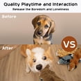 thumbnail image 3 of Peluche arrugado Dog Squeaky Toys Nocciola para perros, 5 unidades, 3 of 7