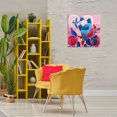 thumbnail image 3 of Stupell Industries Folk Birds on Dahlias Animals Painting Wrapped Canvas Canvas Art Print Wall Art, 24 x 24, 3 of 6