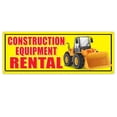 thumbnail image 1 of Construction Equipment Rental 13 oz Vinyl Banner With Metal Grommets, 1 of 5