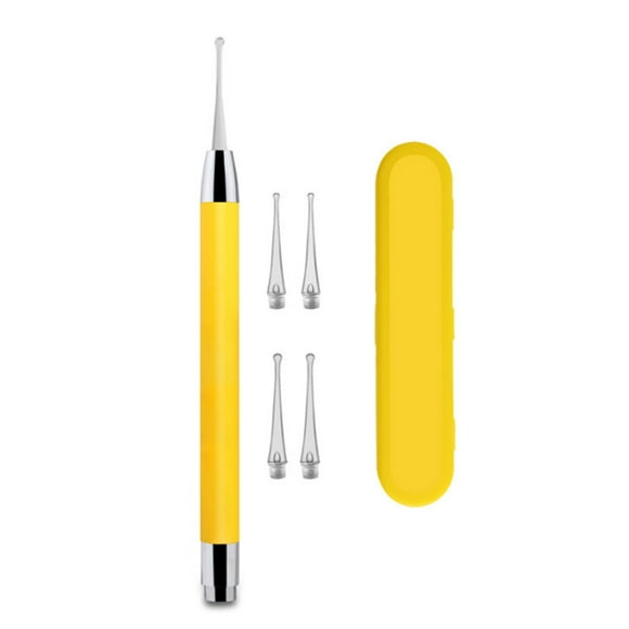 Yeacher Baby Ear Wax Cleaner LED Light Ear Cleaning Earpick Earwax Remover Luminous Ear Curette Light Spoon Health Care Tool For Adults & Kids