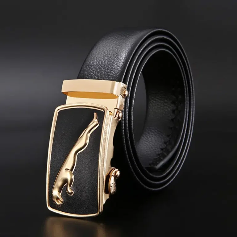 1pc Men's Belt New Arrival Business Casual Pu Leather Automatic Buckle Belt  For Jeans, Christmas Gift For Father Brother Boyfriend Husband. Youth,  Middle Age, Width: 3.5 Cm, Length: 120cm (length Can Be