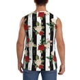 thumbnail image 4 of Kdxio Débardeur Homme Fleurs Roses Sans Manches pour Musculation Gym Décontracté-TTG, 4 of 7