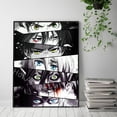 thumbnail image 3 of Figuras de Anime Naruto Dragon Ball, Goku, Kakashi, carteles con ojos en lienzo para pared, pintura artística, mural para decorar la habitación de los niños y el hogar, 3 of 5