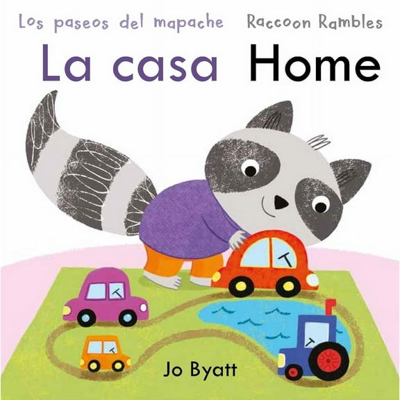 Raccoon Rambles (Spanish/English) La Casa/Home, (Board Book)