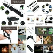 Emergency Survival First Aid Kit, Tactical Gear Bug Out Bag