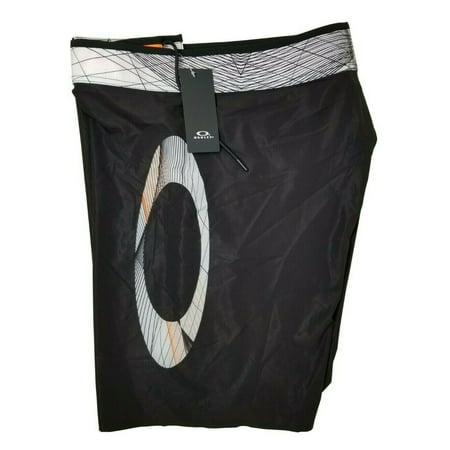 Men's Oakley Board Short Geo Ellipse 18 Inches Blackout - Size 36