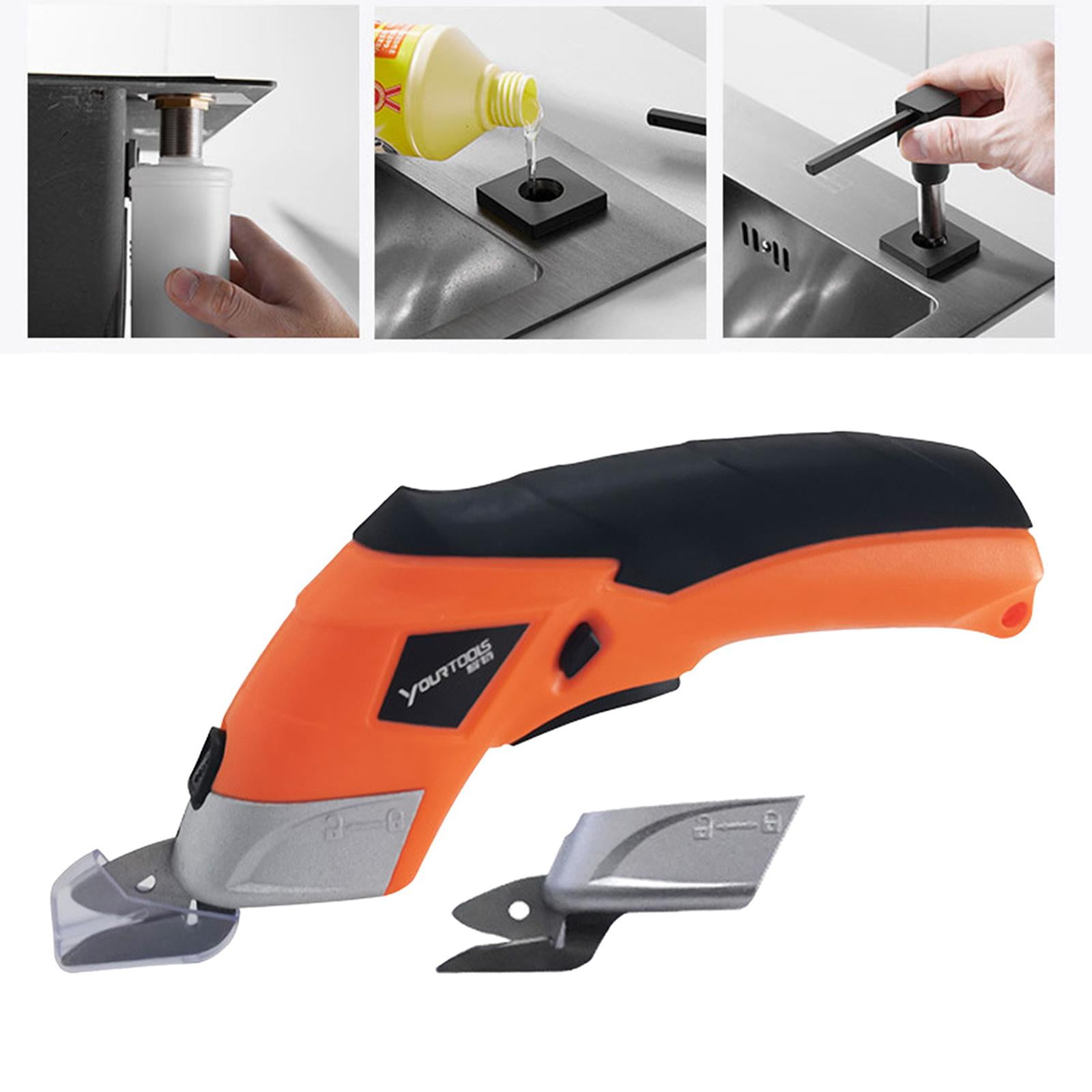 HOMYL Cordless Electric Scissors Leather Cutter for Sewing Embroidered Carpets with