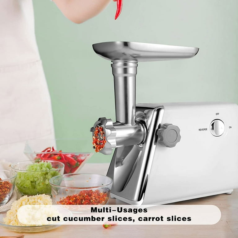 Heavy Duty Electric Meat Grinder Mincer & Sausage Maker Kibbe Attachment New