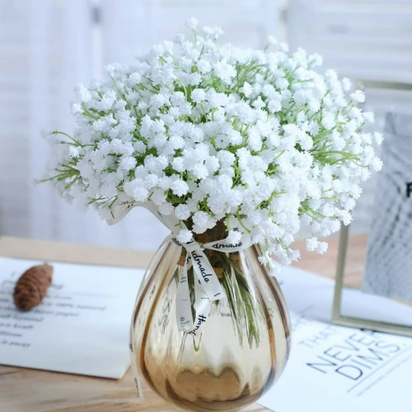 Flores Artificiales N&T NIETING Paniculata Blanca 24 Piezas 53 cm