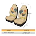 thumbnail image 5 of Xoenoiee Chicken Sunflower Print Car Front Seat Covers 2 Pieces Vehicle Seat Protector Car Seat Covers Universal Fit, for Cars Sedan SUV Van Truck, 5 of 6