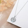 thumbnail image 3 of Celtic Witch Knot Pendant Necklace 925 Sterling Silver Moonstone Gothic Witchy Necklace Witch Jewelry Gifts for Mother Wife, 3 of 7