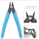 thumbnail image 2 of Blue Diamond Rhinestone Picker Nippers Clipper Manicure Pliers Nail Art Tool, 2 of 5