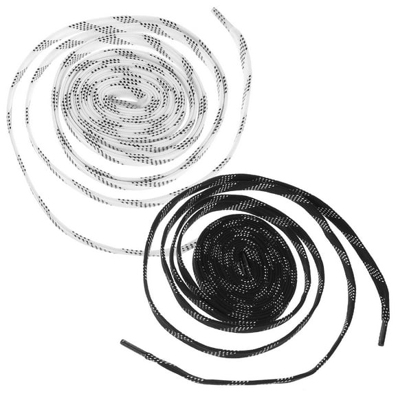 NICEXMAS 2Pairs Wear Resistant Skate Shoe Laces Polyester Material for Outdoor Sports