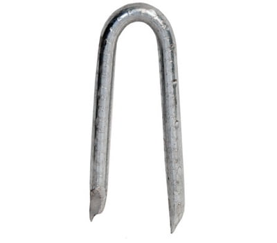 (Pack of 2), Hillman 461297 Hot Dip Galvanized Fence Staples 1-1/4 Inch 1 Pound,whatULBB-0358