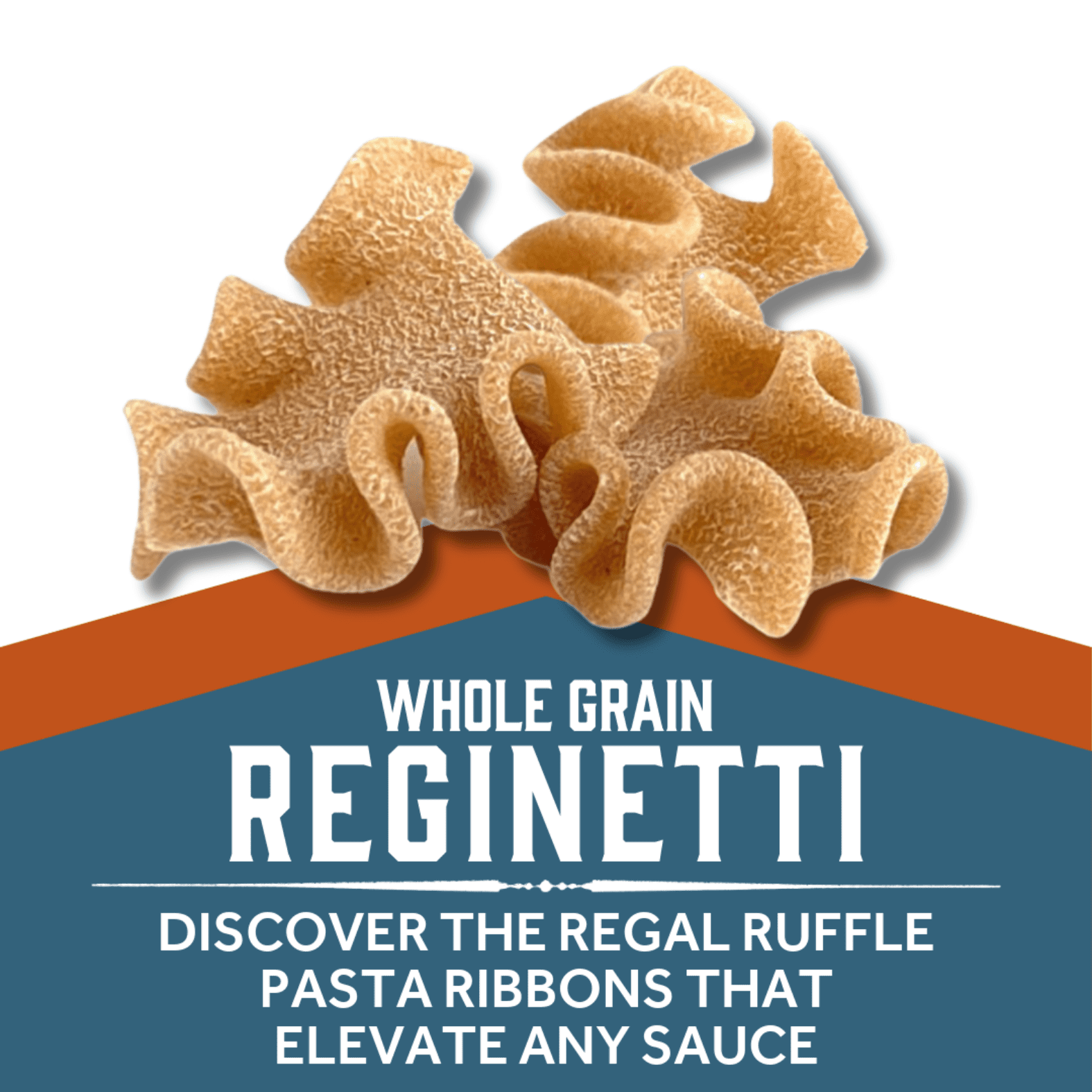 (3 pack) Sfoglini Organic Whole Grain Reginetti Pasta, Shelf-Stable, 12 oz Box