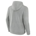 thumbnail image 3 of Men's Heather Gray Houston Astros Official Logo Fitted Pullover Hoodie, 3 of 3