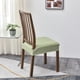 thumbnail image 1 of Nvzi fundas de asiento impermeables para sillas de comedor, fundas de asiento de silla de cuero sintético, funda protectora de silla de comedor extraíble y lavable (verde), 1 of 4