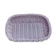 thumbnail image 4 of Canasta de estantería tejida a mano Organización de ropa llave de almacenamiento Cesta de almacenamiento Basina de almacenamiento de almacenamiento de Púrpura ligera, 4 of 8