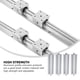 thumbnail image 4 of 4pcs perfil de aluminio t ranura 150 mm de aluminio de aluminio, 4 of 5