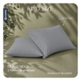 thumbnail image 3 of Fundas de Almohada King Size Esquimal Lyocell 2 Piezas Color gris, 3 of 8