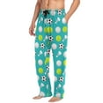 thumbnail image 5 of joogoo Men's Pajama Pants Football Tennis Balls Soft Long Sleep Lounge Pjs Bottoms M, 5 of 7