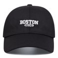 thumbnail image 1 of Gorra de béisbol de algodón liso ajustable, casual, BOSTON 1630, 1 of 1