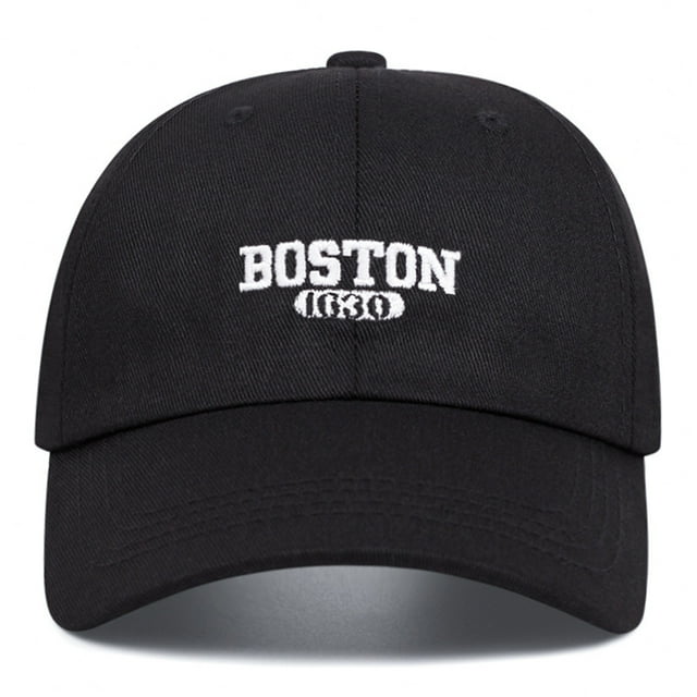 Gorra de béisbol de algodón liso ajustable, casual, BOSTON 1630