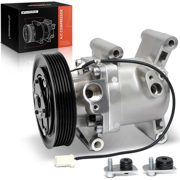 A-Premium Air Conditioner AC Compressor with Clutch Compatible with Mazda 3 2013-2019 1.5L