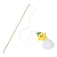 thumbnail image 2 of SPRING PARK Cartoon Fruit Animal Doll Teaser and Exerciser for Cat and Kitten - Cat Toy Interactive Cat Wand with Bell, 2 of 7