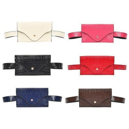 Womens Waist Bag Fanny Pack PU Leather Bag Belt Purse Small Purse Phone (Best Purses For Tomboys)