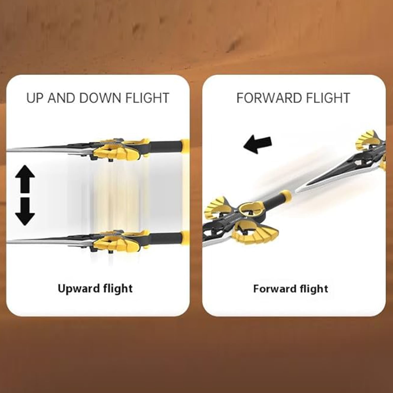 Attack New Model Remote Control Flying Sword Drone, 360° Flip Effect With Lighting Flexible Gesture Control, Suitable For Beginners And S Easy To Use Perfect For Indoor-Gold