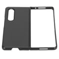 thumbnail image 4 of Leather Hard Case, Phone Leather Case Easy Access Shockproof Anti Scratch   For  Z Fold 3 Black, 4 of 8