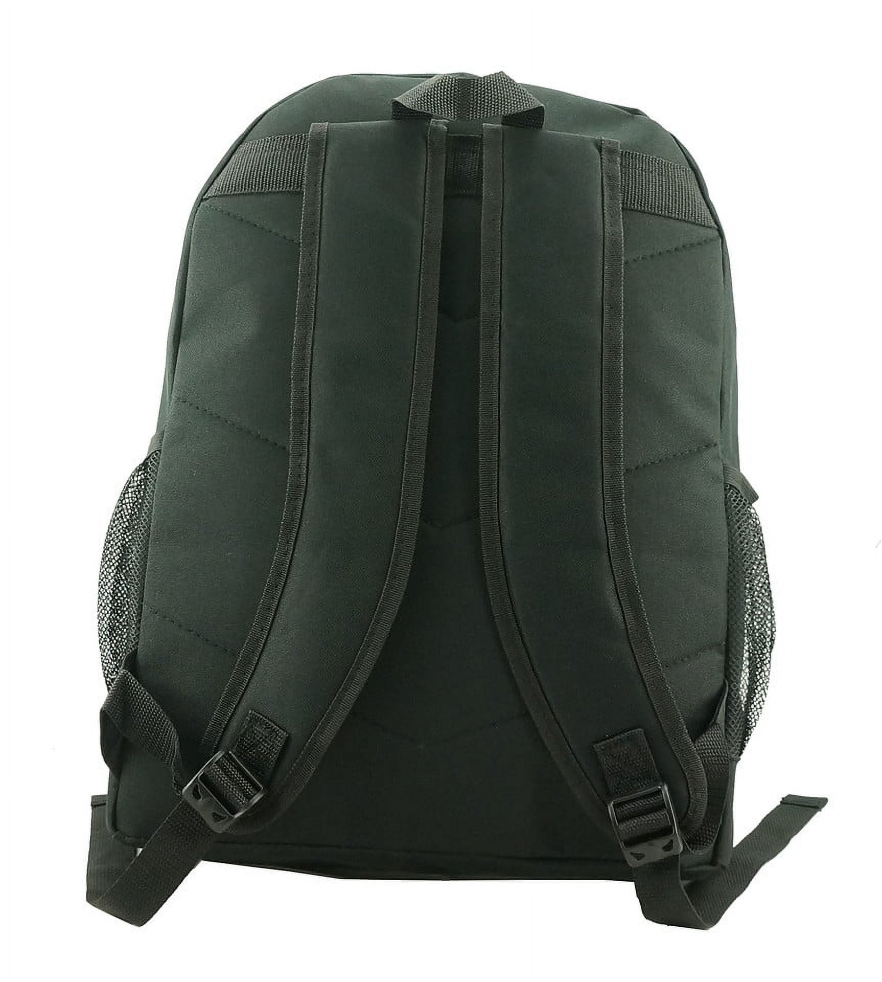 K-Cliffs Large Backpack for Kids-College Students , Lightweight Durable Travel Backpack Fits 15.6 Laptops Water Resistant, Unisex Adjustable Padded Shoulder Straps  (Black) - image 5 of 5