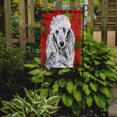 thumbnail image 2 of Carolines Treasures SC9751GF Drapeau de Vacances Blanc Standard Poodle Flocons de Neige Rouges Taille Jardin, 2 of 3