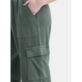 thumbnail image 2 of Terra & Sky Women’s Plus Size Knit Easy Cargo Pant, 2 of 5